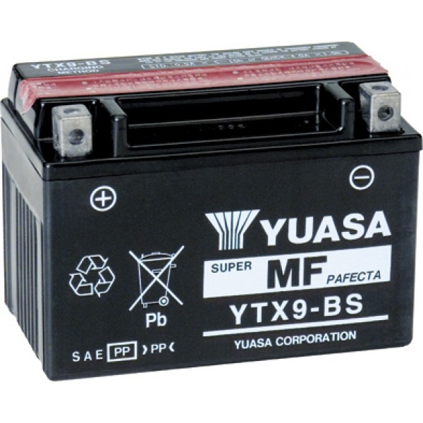 Μπαταρία YUASA YTX9-BS (YTX9-4, GTX9-BS, PTR9-BS, CTX9-BS) AGM 